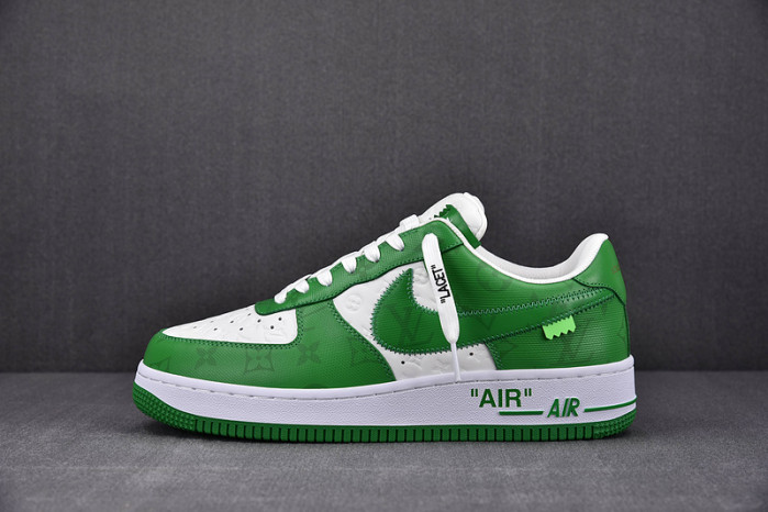 NIKE LOW AIR FORCE 1 X  green white