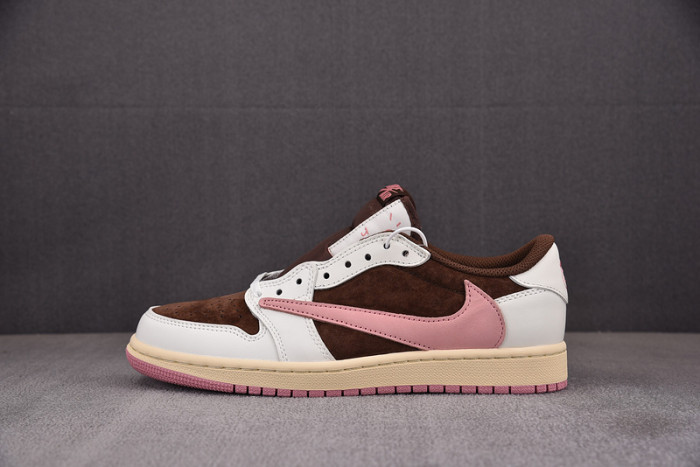 Travis Scott x Air Jordan 1 Low OG Velvet Brown DM7866-212