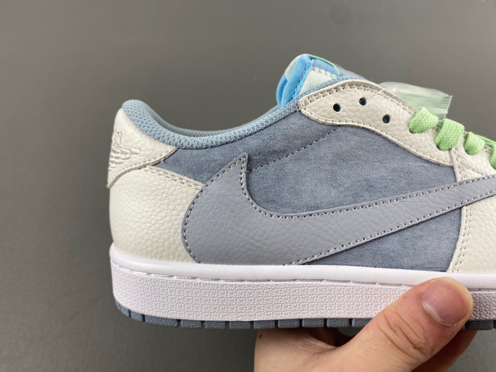 Travis Scott x Air Jordan 1 white grey DM7866-888
