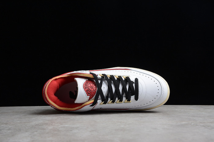 OFW x Air Jordan 2 Low SP White Red DJ4375-106