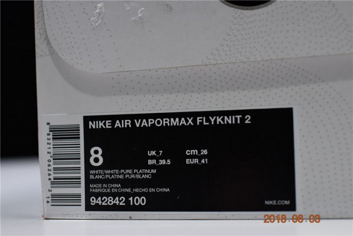 Nike Air VaporMax 2.0 Triple White 942842-100
