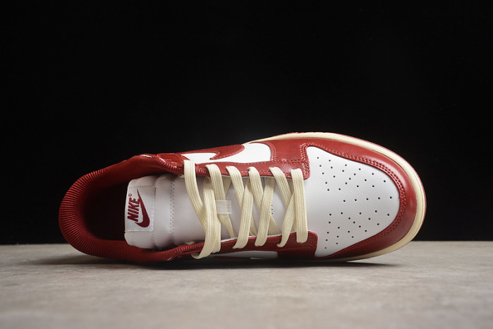 Nike Dunk Low PRM Vintage Team Red  FJ4555-100