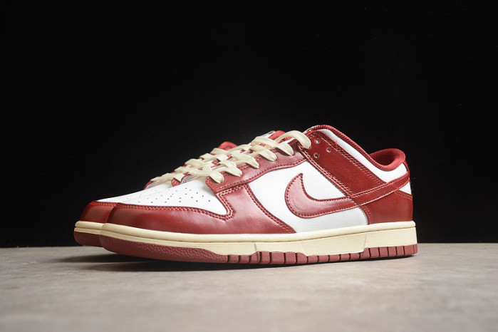 Nike Dunk Low PRM Vintage Team Red  FJ4555-100
