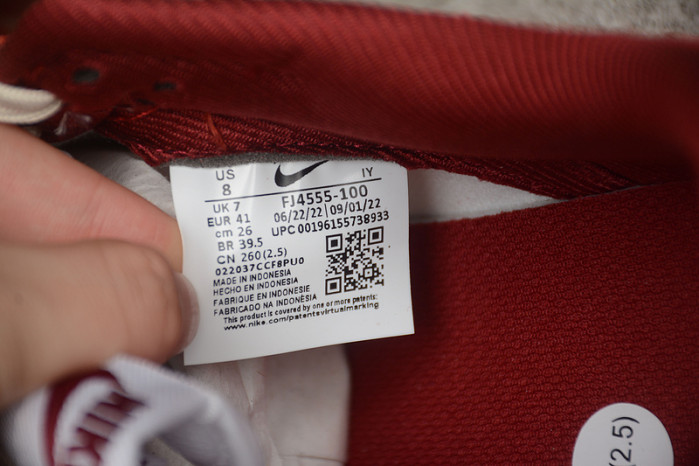 Nike Dunk Low PRM Vintage Team Red  FJ4555-100