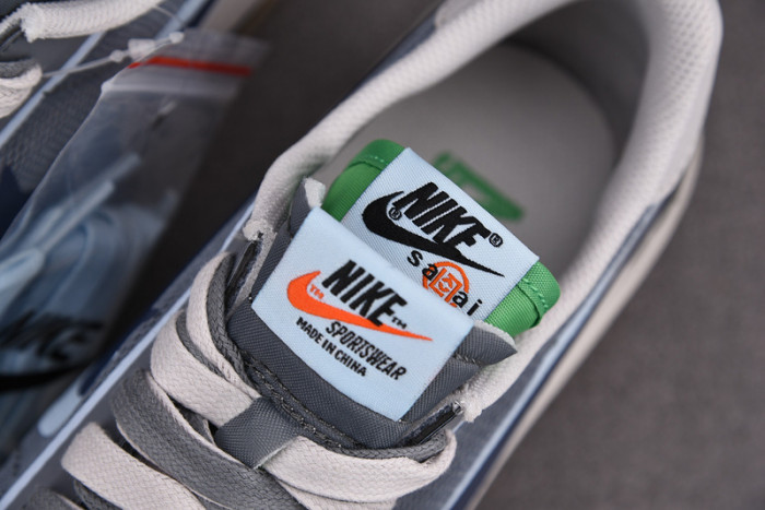 NIKE LD WAFFLE SACAI CLOT KISS OF DEATH 2 COOL GREY DH3114-001