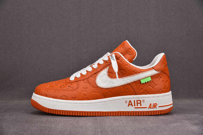 NIKE LOW AIR FORCE 1 X orange