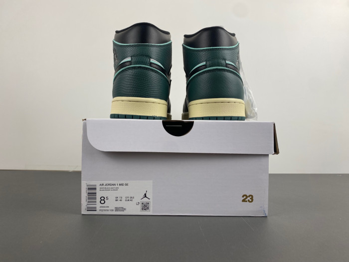 AAir Jordan 1 Mid SE Oxidized Green FQ7818-100