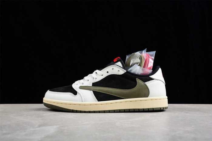 Travis Scott x Air Jordan 1 Low OG Olive DZ4137-106